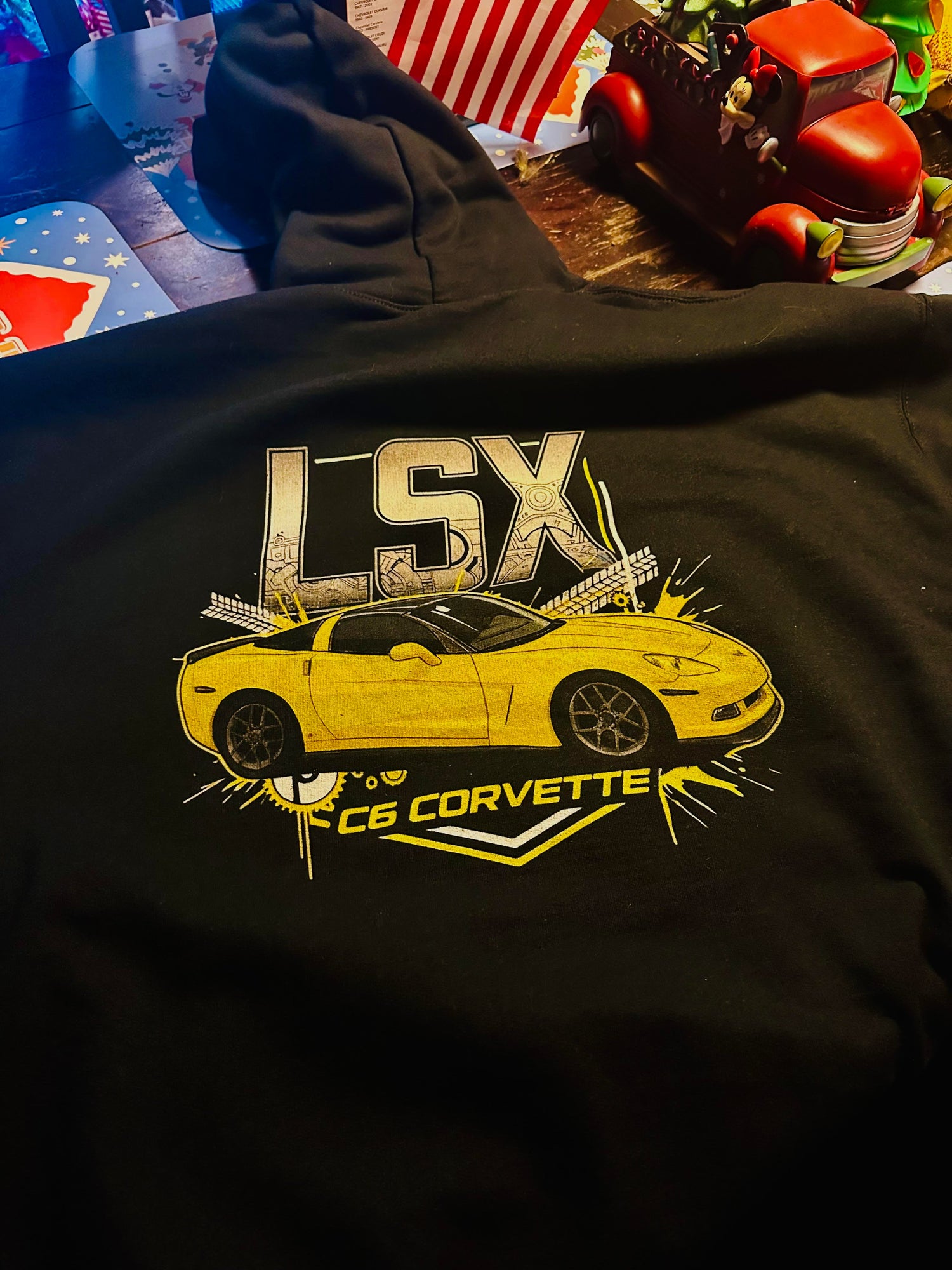 Automotive graphic hoodies