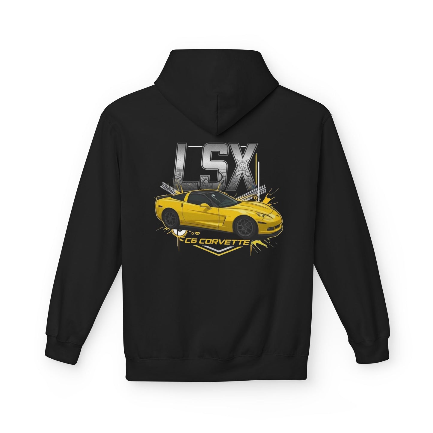 Corvette C6 Hoodie — Velocity yellow C6