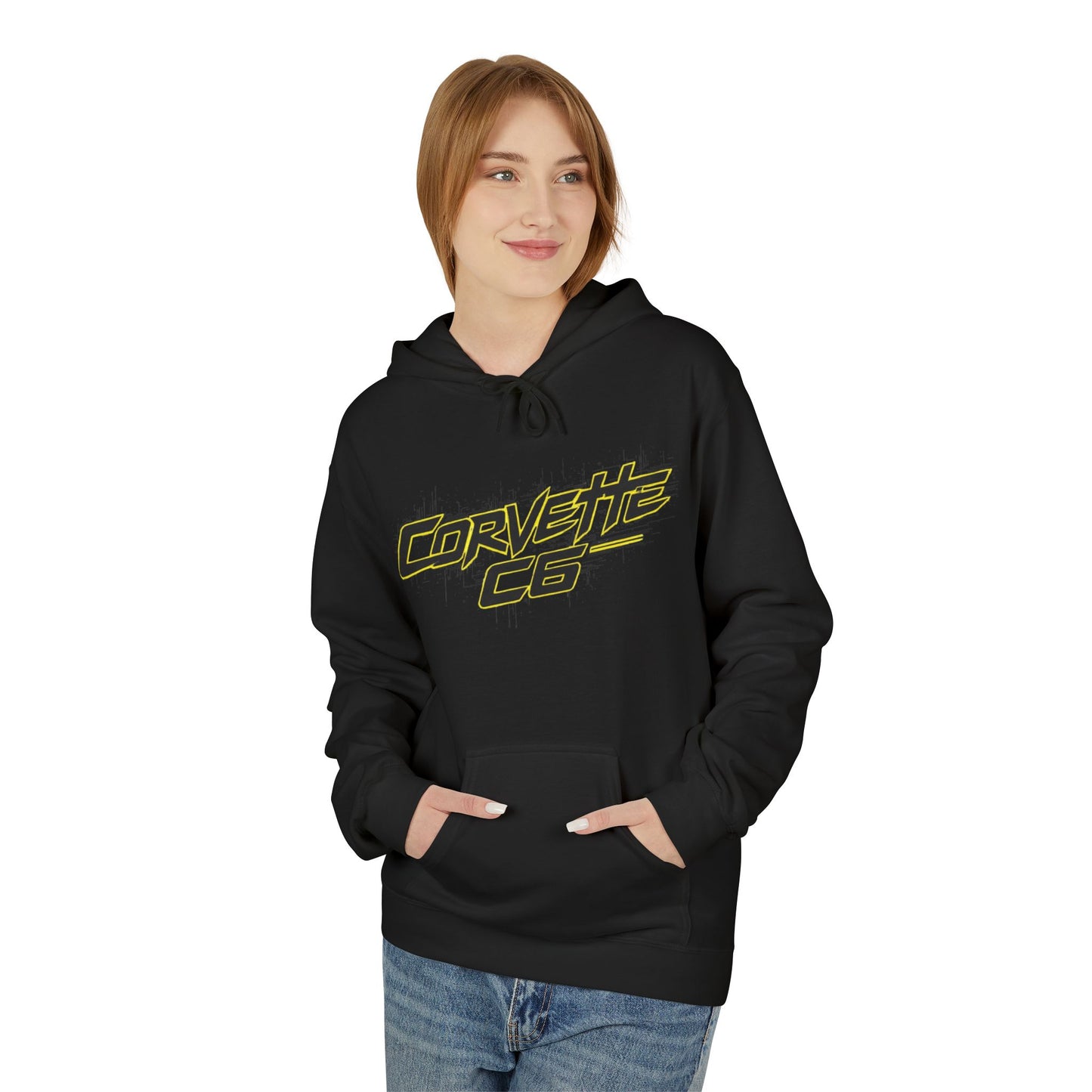 Corvette C6 Hoodie — Velocity yellow C6