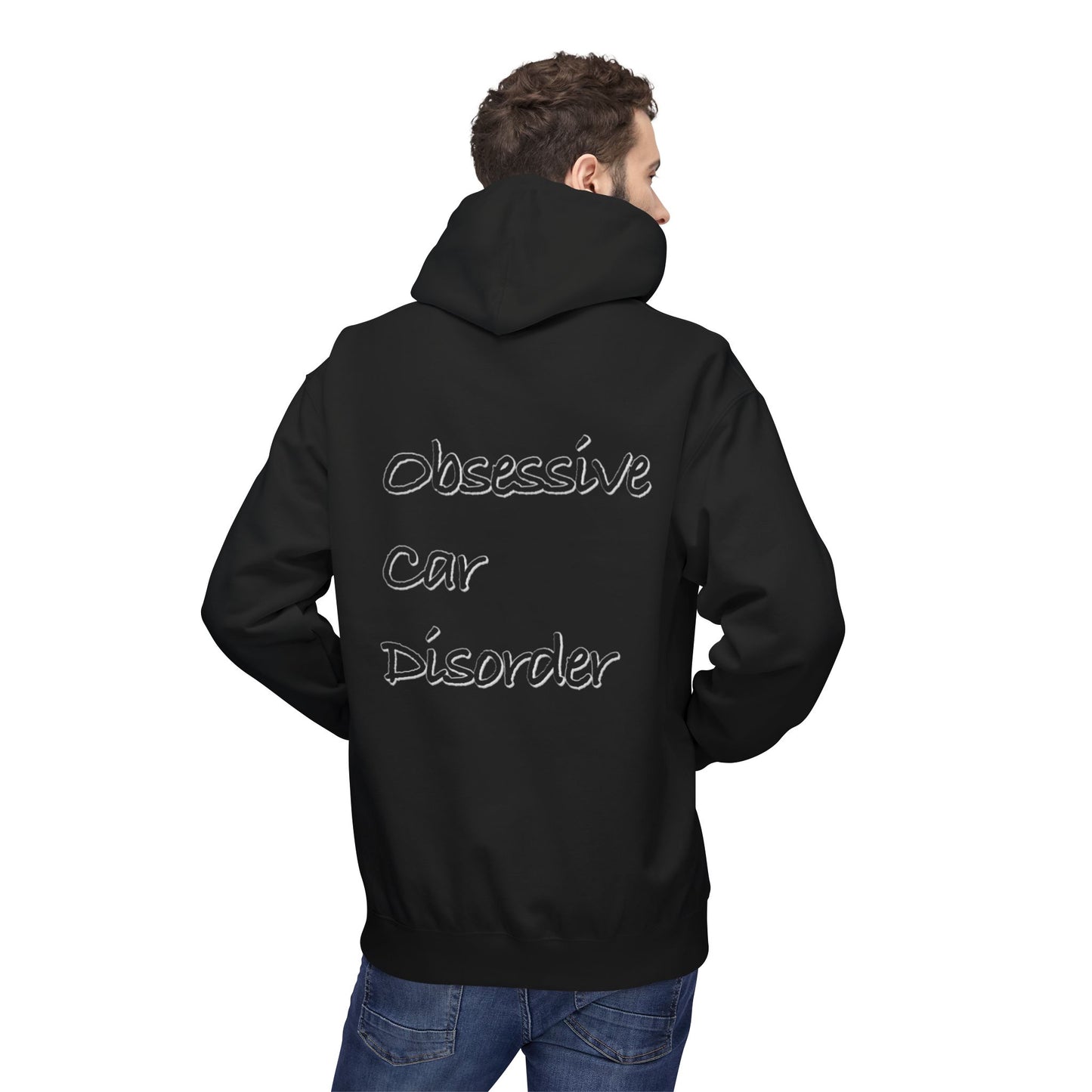 1OFF “obsessive car disorder” graphic hoodie