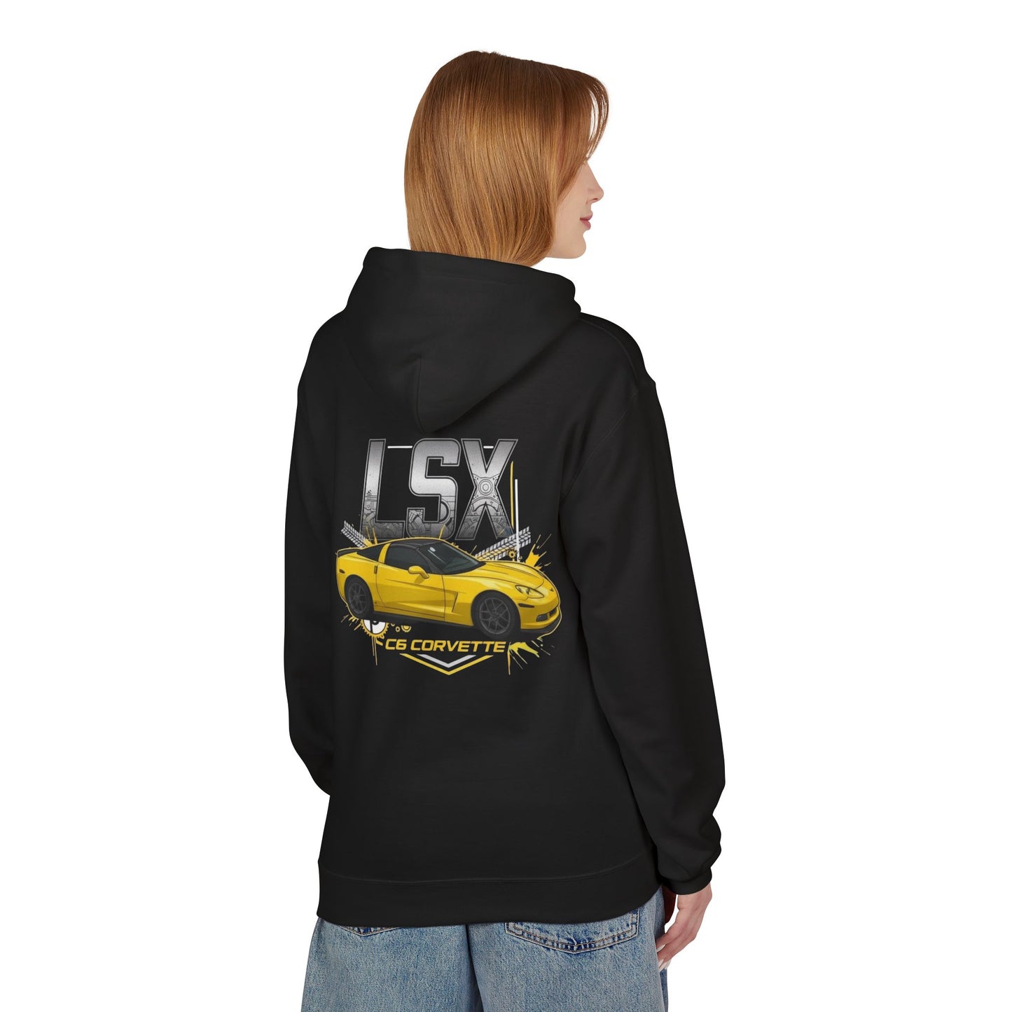 Corvette C6 Hoodie — Velocity yellow C6