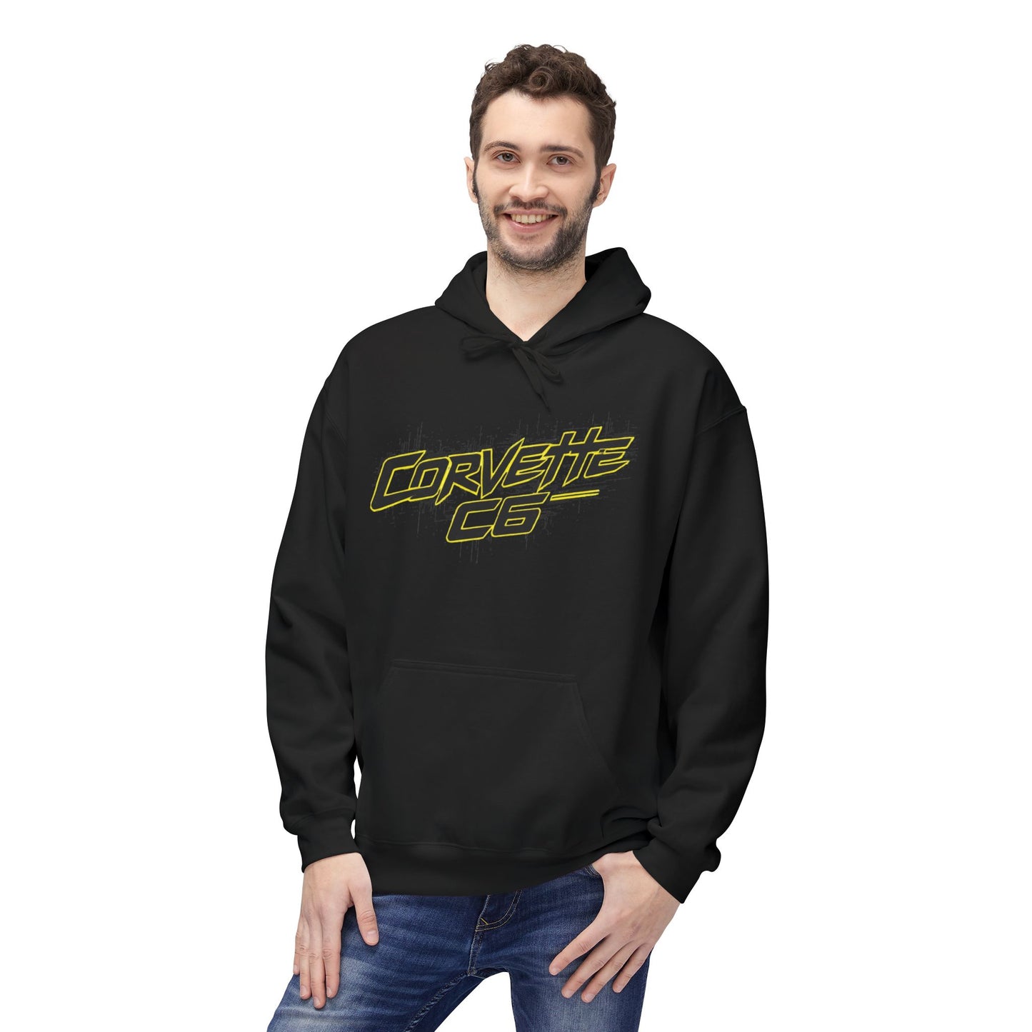 Corvette C6 Hoodie — Velocity yellow C6
